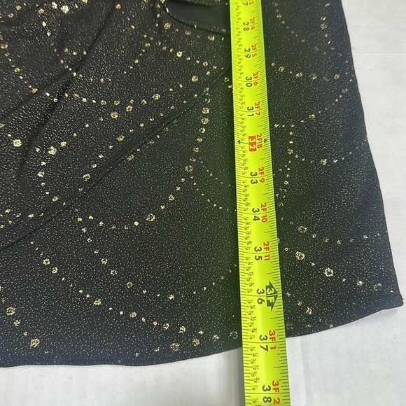 Alex Evenings Women’s Size 8 Black Gold 3/4 Sleeve Midi Knee Length Dress - Picture 13 of 13